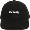#1 Daddy Baseball Cap Embroidered Dad Hat Cotton Adjustable Black