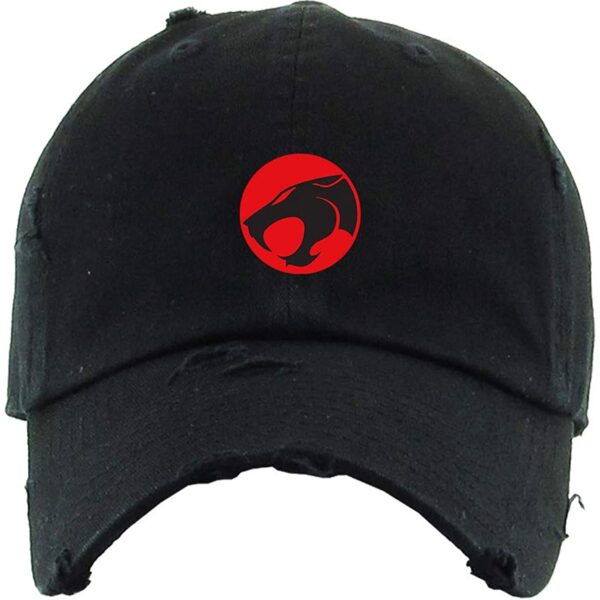 Thundercats Baseball Cap Embroidered Vintage Dad Hat Cotton Adjustable Black