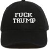 Fuck Trump MAGA Baseball Cap Embroidered Dad Hat Cotton Adjustable Black