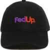 FedUp FedEx Baseball Cap Embroidered Dad Hat Cotton Adjustable Black